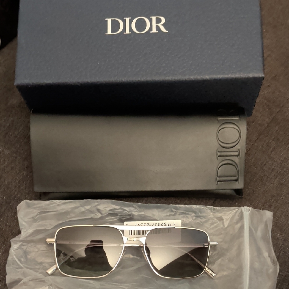 Dior Metallic Silver Sunglasses